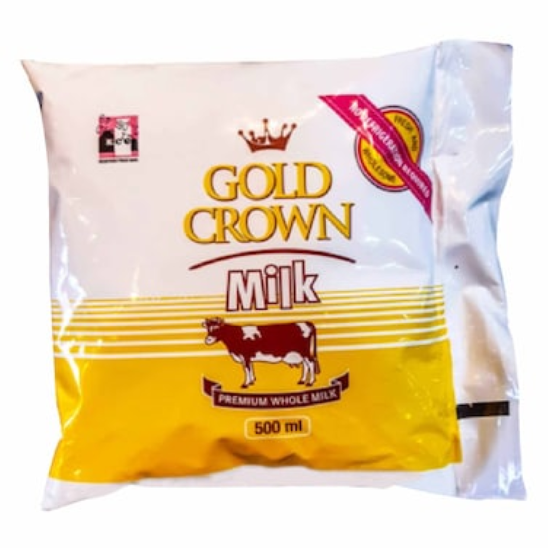 KCC GOLD CROWN WHOLE MILK 500ML(ESL ASEPTIC)